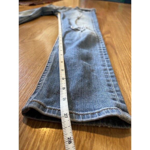 Rag & Bone Distressed Capri Skinny Light Wash Jeans Size 27 - Picture 7 of 8